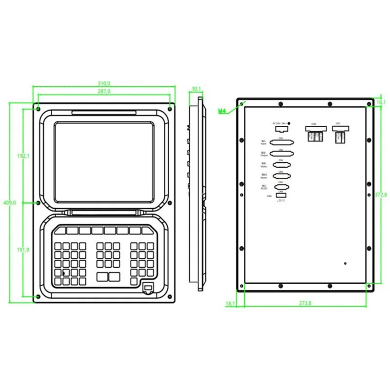 CNC flame and plasma cutting machine F2300B V5.0/ F2300BT V5.0  10.4 inch LCD 2-axis connection to CNC control system