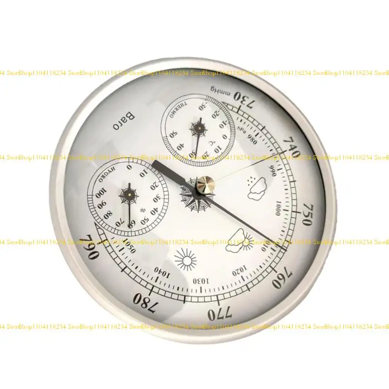 P9FB Barometer مقاييس الحرارة في الغلاف الجوي مقياس الرطوبة الرطوبة