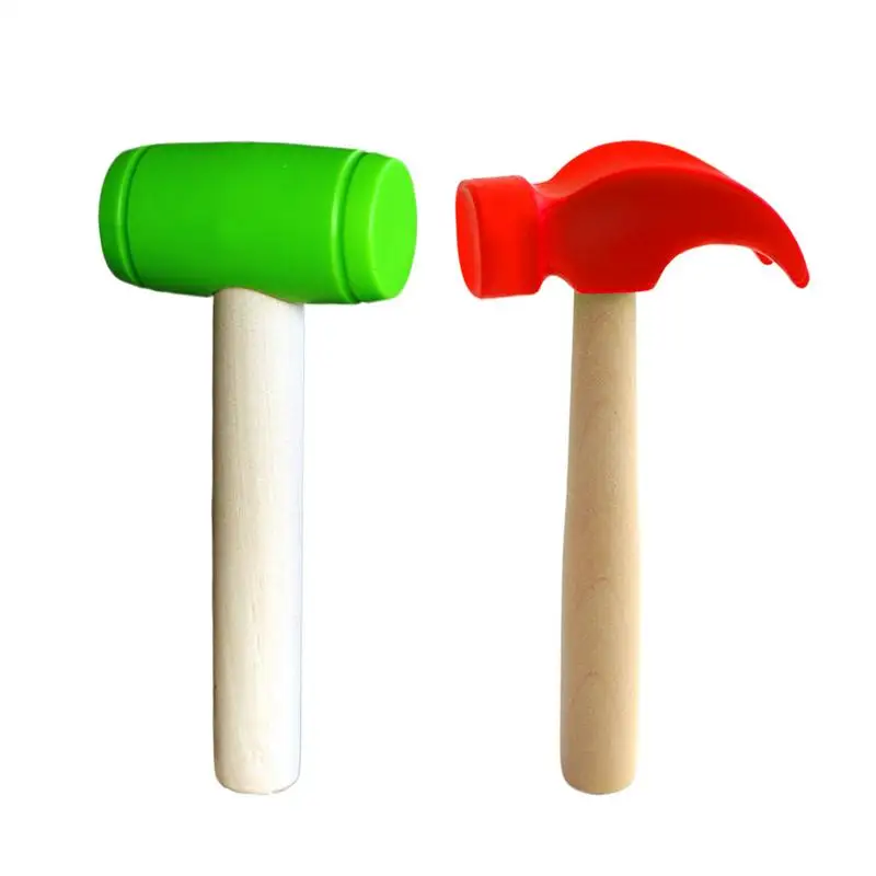 Kids Mallet Toy Educational Simulation Mallet Toy Realistic Maintenance Tools Portable Pretend Hammer For Enhances Fine Motor