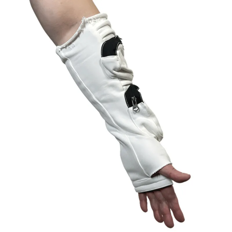 HKSH Waste Land Men Cotton Dark Craft Asymmetric Chic 3D Pocket Hollow Out Half Finger Sleeves Future Ins Gloves Techwear HK5877