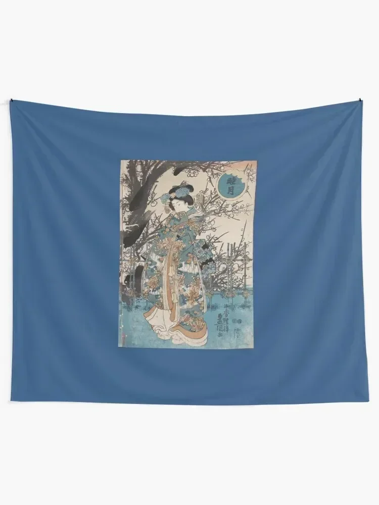 Classic Vintage Ukiyo-e Japanese Art Geisha Portrait Tapestry Aesthetic Home Decor Outdoor Decor Tapestry