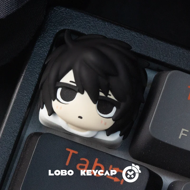 HCY Death Note Yagami Light Anime Keycap Resin 3D Printed Custom Artisan Keycap PC Gaming Mechanical Keyboard Accessories Gifts view 5