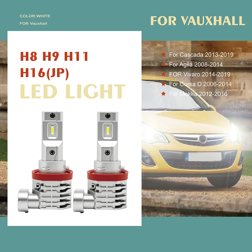 2Pcs/Set Car Led He… - image