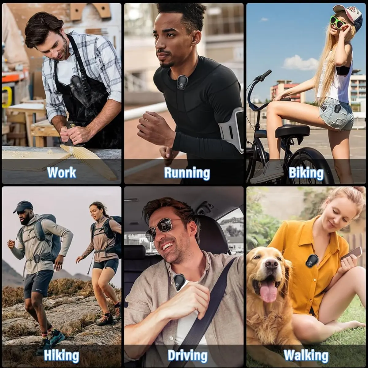 

Stable- Wearable Bluetooth Speaker, Portable Wireless Speaker, IP56 Waterproof Clip Speaker for Outdoor Sport Work