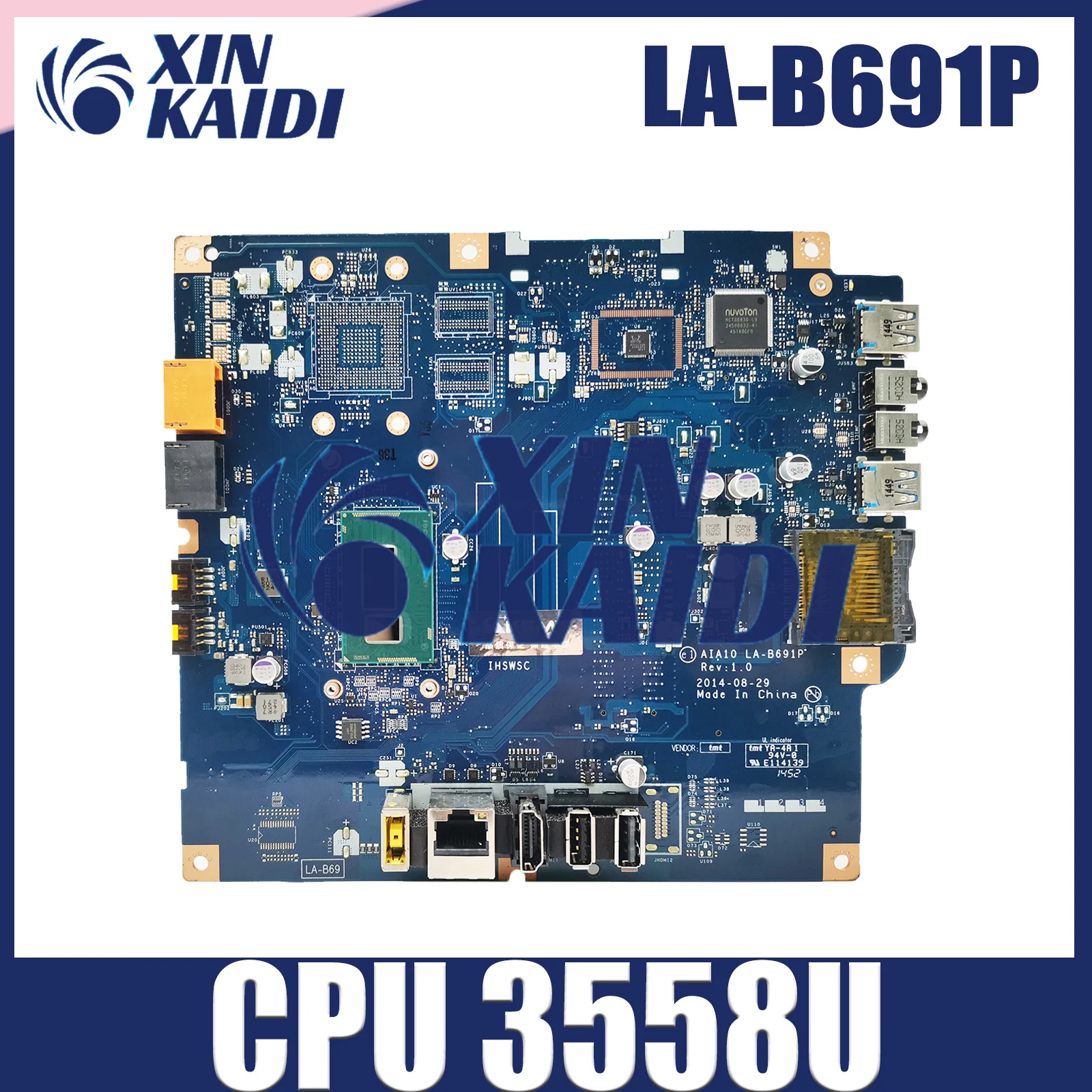 

AIA10 LA-B691P Notebook Mainboard For Lenovo C2030 C20-30 Laptop Motherboard with CPU 3558U Fully tested