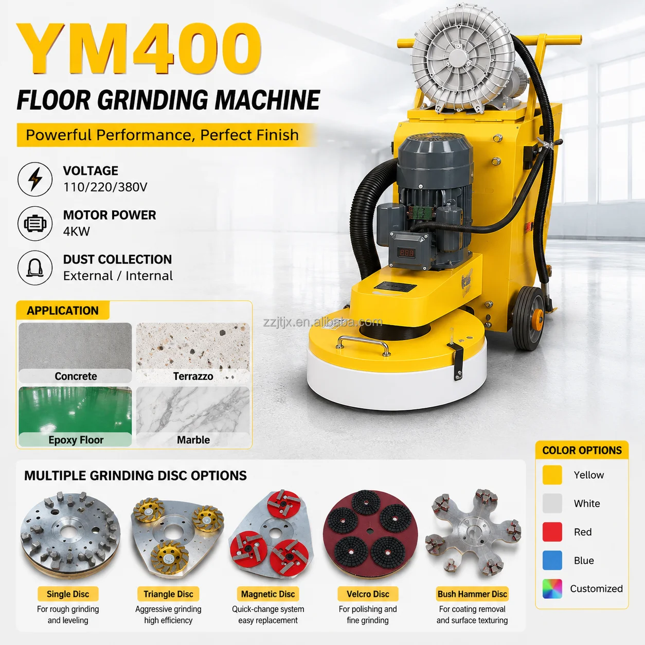 Quality Assurance Concrete Floor Grinder Polisher Small Cement Road Polishing Grinding Machine Manufacturer Sales