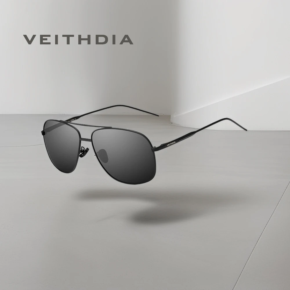 

Новые квадратные мужские солнцезащитные очки VEITHDIA с поляризационными линзами UV400, очки в оправе из сплава, аксессуары для очков, очки для мужчин и женщин VF2495A