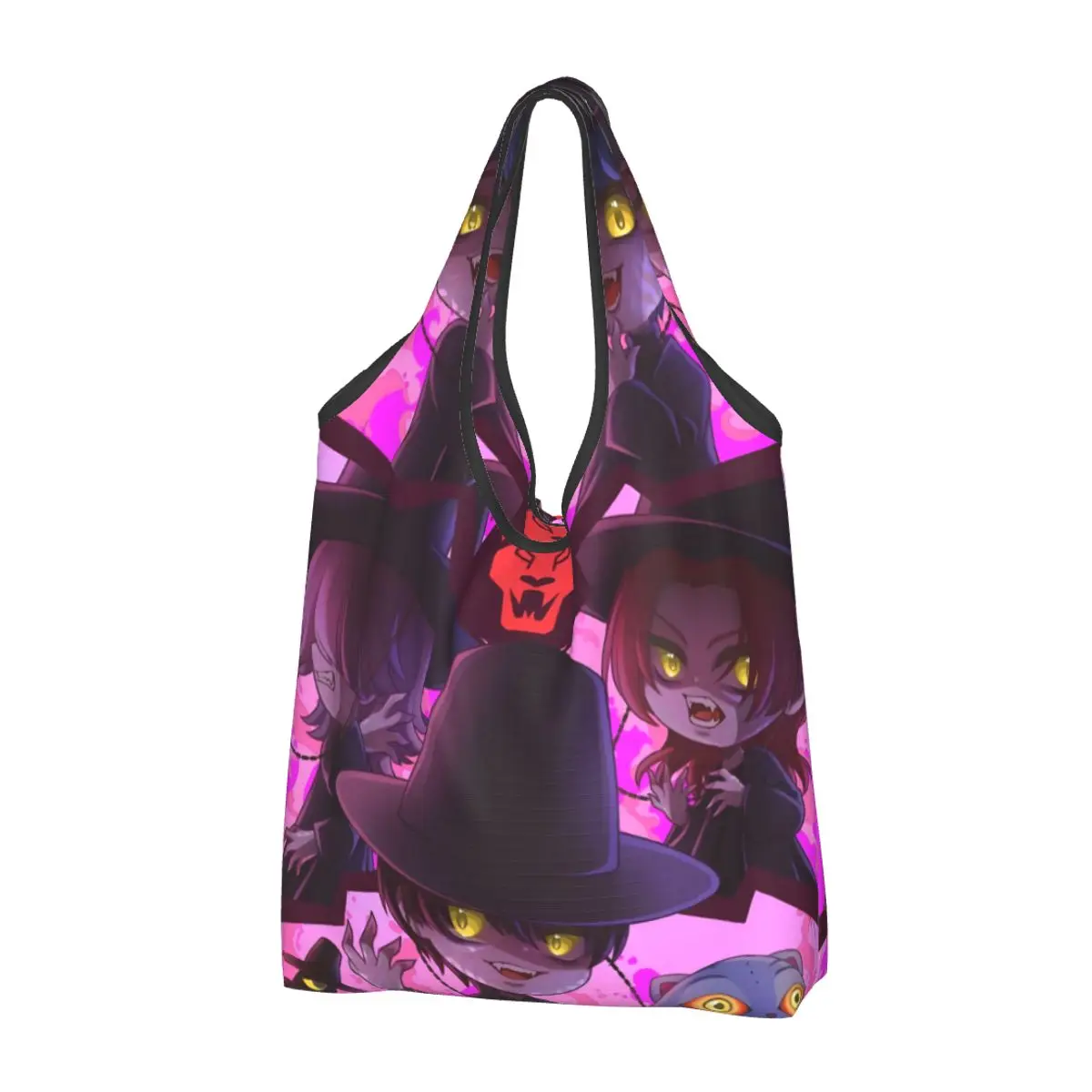 personalizado-engracado-kpop-cacador-demonios-sacolas-de-compras-portatil-saja-meninos-mercearia-shopper-bolsa-de-ombro