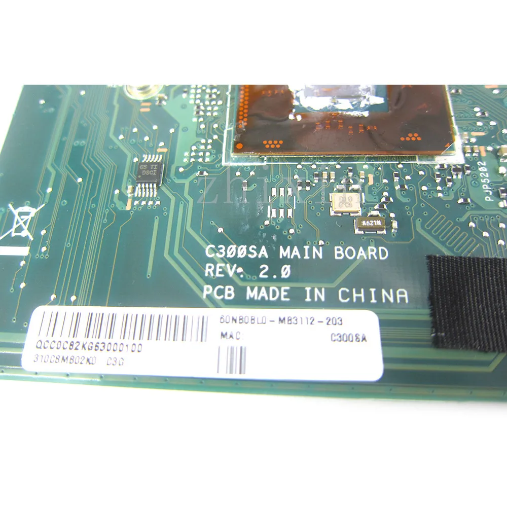 For ASUS Chromebook C300SA Laptop Motherboard with N3060 N3050 CPU 4G RAM 16G-SSD C300SA Mainboard full test