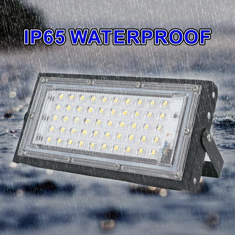 

50W Led Flood Light AC 220V 230V 240V Outdoor Floodlight Spotlight IP65 Waterproof Reflector LED Street Lamp Landscape Lighting