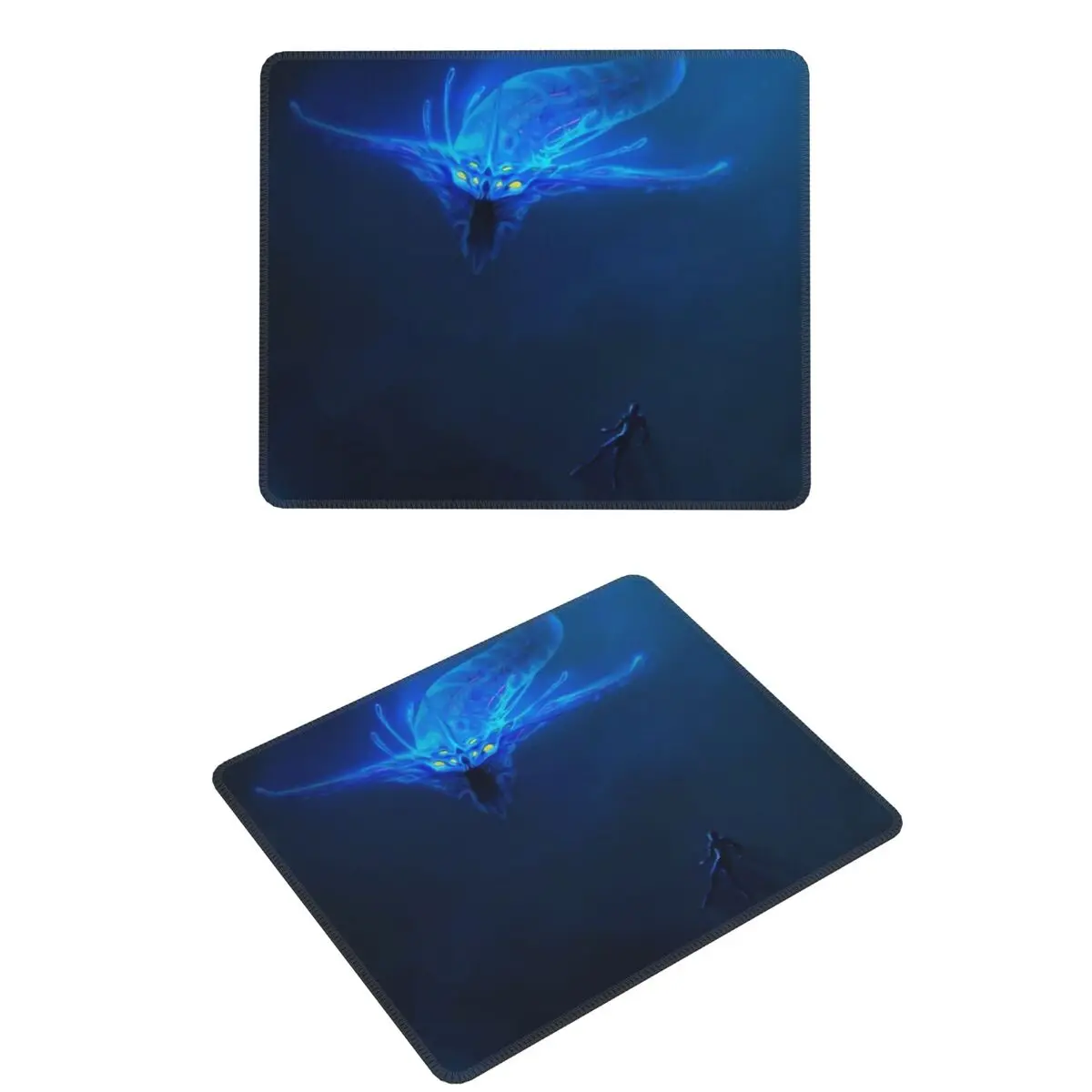 Subnautica- 고스트 레비아탄 포스터 마우스 패드 컴퓨터 키보드 마우스 매트 게임용 노트북 데스크 매트 사무용품 테이블 매트