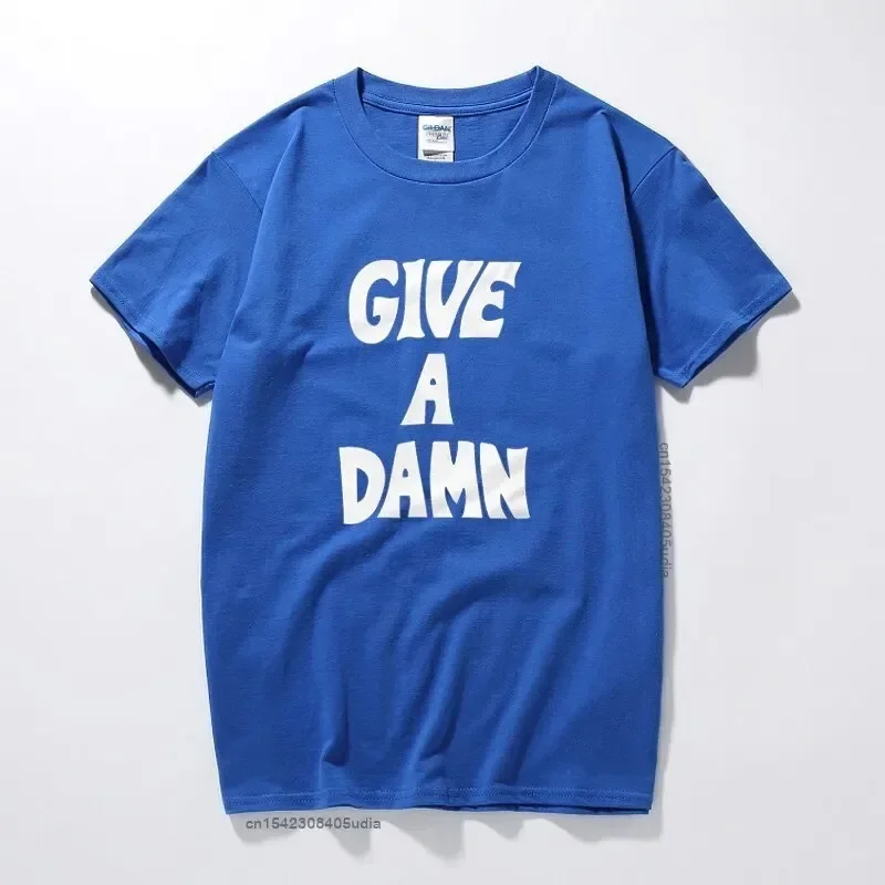 Give A Damn As Worn By Alex Turner T-Shirt Premium Cotton Music Top Camisetas Hombre Fashion Short Sleeves Tee Shirt