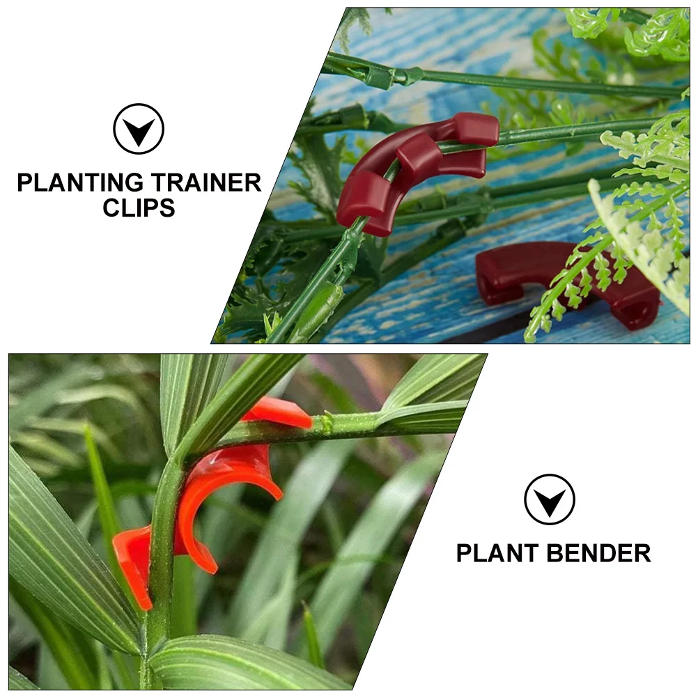 

20pcs 90 Degree Plant Blenders Plant Branch Benders Support Clips For Horticulture Flower Vegetable Training Reusable Heavy Duty
