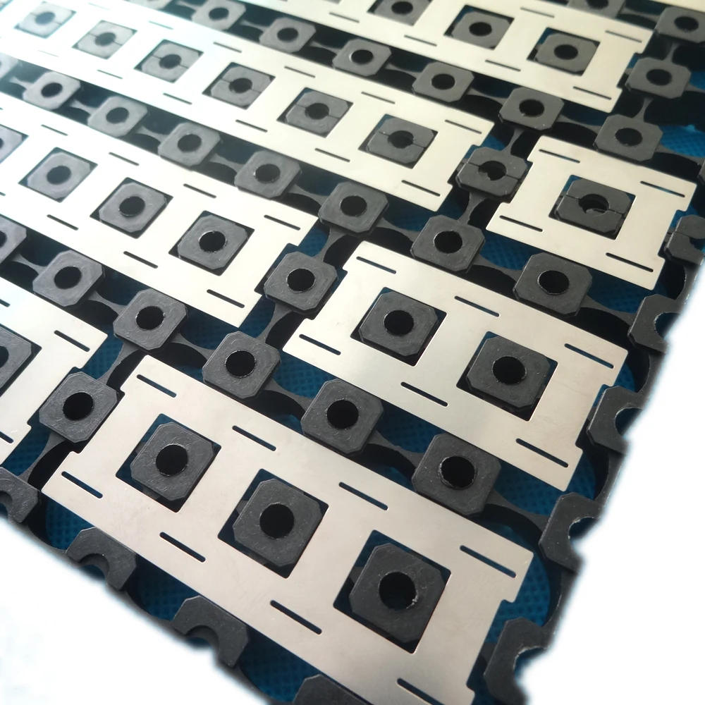 18650 حامل 2 صف سلسلة 18650 عن batery حامل (المتكاملة) ل 18650 ليثيوم بطارية حزمة مواد مضادة للحريق