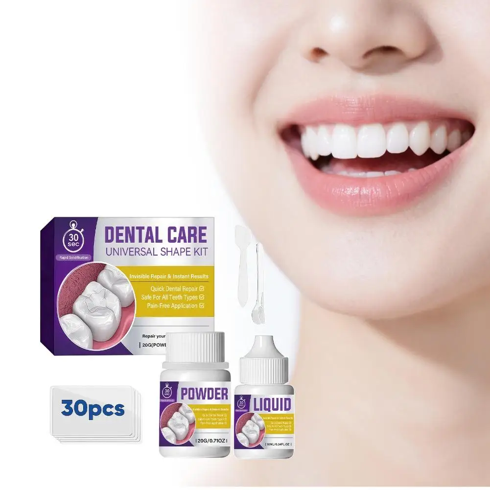 Temporary Tooth Repair Set Universal Instant Tooth Filling Set Dental Care Kit Teeth Appearance Modification Emergency Daily Use