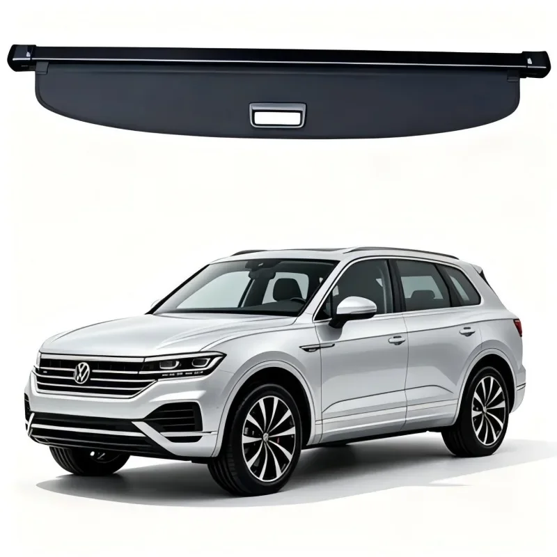 Cargo Cover Trunk Privacy Shade Rear Security Partition Anti-Theft Shield Organizer for Volkswagen Touareg 2019-2026