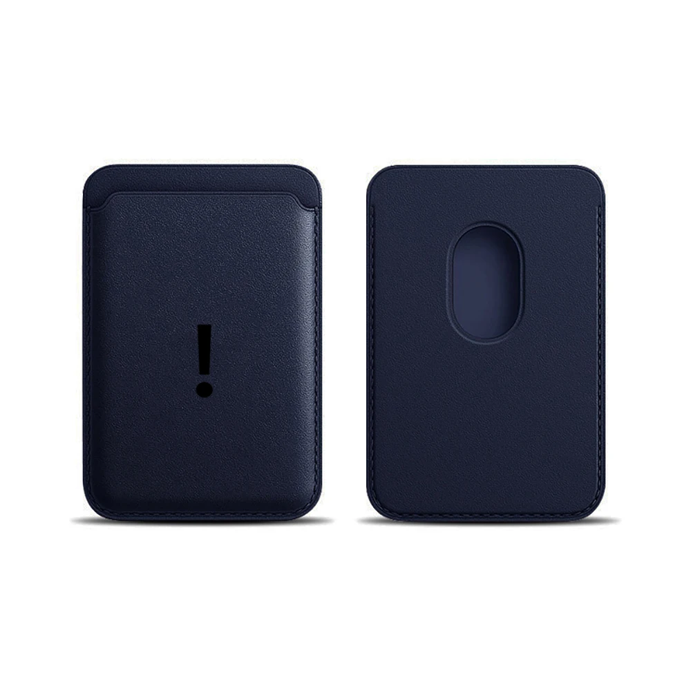 Ausrufezeichen-Leder-Kartenetui Telefonkartenhalter für Magnetische Hülle Geeignet für alle iPhone Magsafe Karten-Handyrückseiten-Taschen – Detail 15