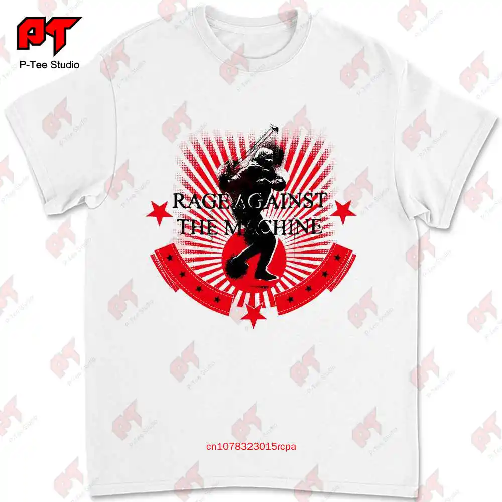 

Rage Against The Machine Stone Thrower Tan T Shirt New Official Ratm Soft O84J