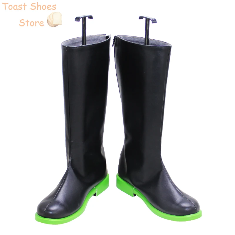 Sebek-zapatos de cuero sintético para Cosplay, juego Twisted Wonderland, utilería para disfraz, botas de Carnaval para Halloween