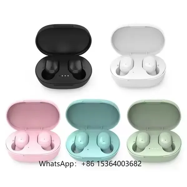 

Wireless Headsets TWS Stereo Earbuds A6S Earphones Noise Cancelling Waterproof In-ear Portable Headphones Gaming Earbuds