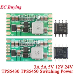 TPS5430 TPS5450 3A 5A Buck Switching Power Supply Module DC-DC 5V 12V 24V Voltage Output Step-down Board Low Ripple PCB