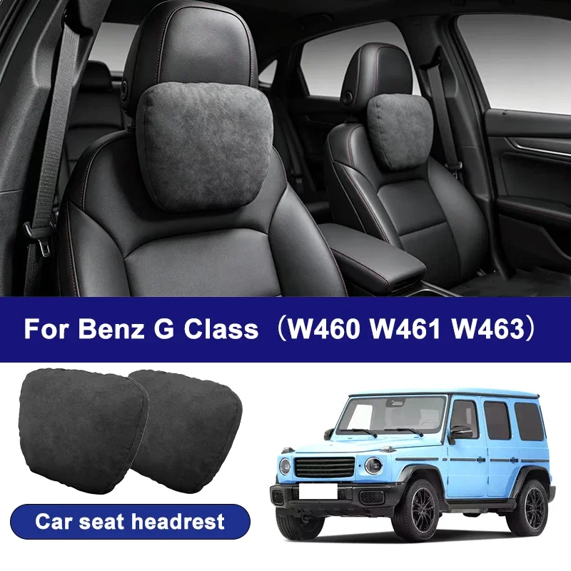 

For Benz G Class W460 W461 W463 car headrests, soft universal adjustable car seat pillows, car neck pillow cushions