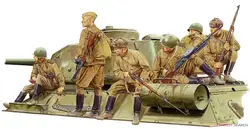 DRAGON 6197 1/35 Scale Soviet Infantry Tank Riders Plastic Model Kit