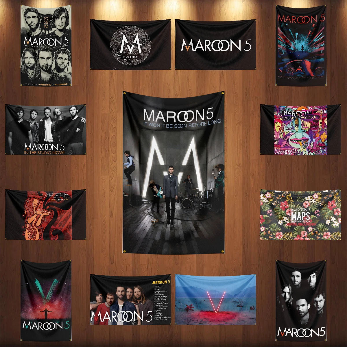 

3x5 Ft Heavy Rock Band M-Maroons-5 Flag Polyester Digital Printing Banner for Bedroom Wall Art Out Door Tapestry Decora