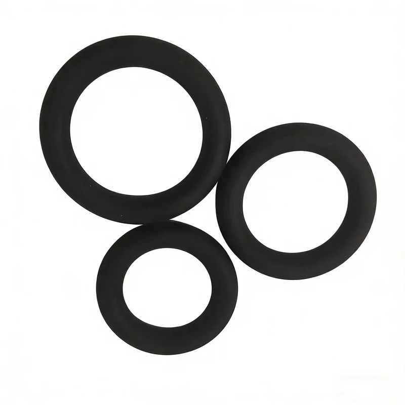 3 PCS Silicone Penis Cock Rings Male Delay Ejaculation Scrotum Testis Restraint Adult Games Sex Toys for Men