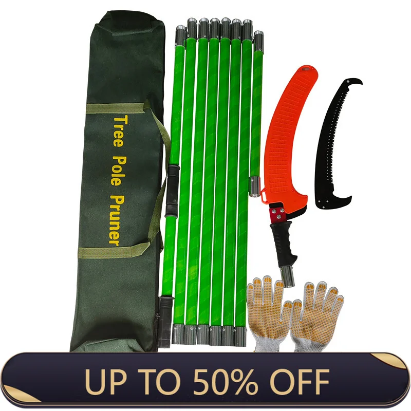 

Insulation Pruning Saw Garden Fruit Tree Branch Pruning Saws High Altitude Extended Telescopic High Branches Prune Hand Saws