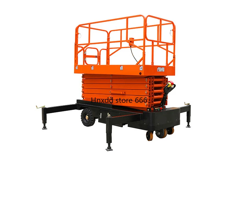 Traction electric lift platform scissor lift