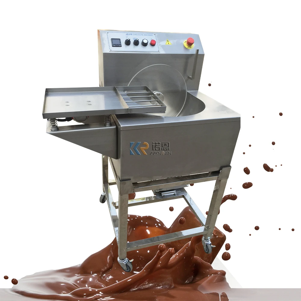 Continuous Chocolate Tempering Machine Chocolate Warm Holding Tank Commercial 8kg With Shaker