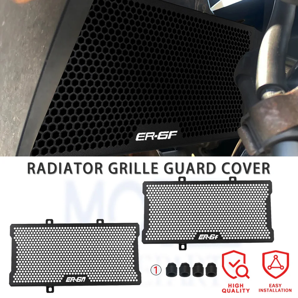 

Motorcycle Accessories Radiator Grille Grill Guard Cover Protector For Kawasaki Ninja 650R ER6N ER6F ER-6N ER-6F ER-6 2016 2015