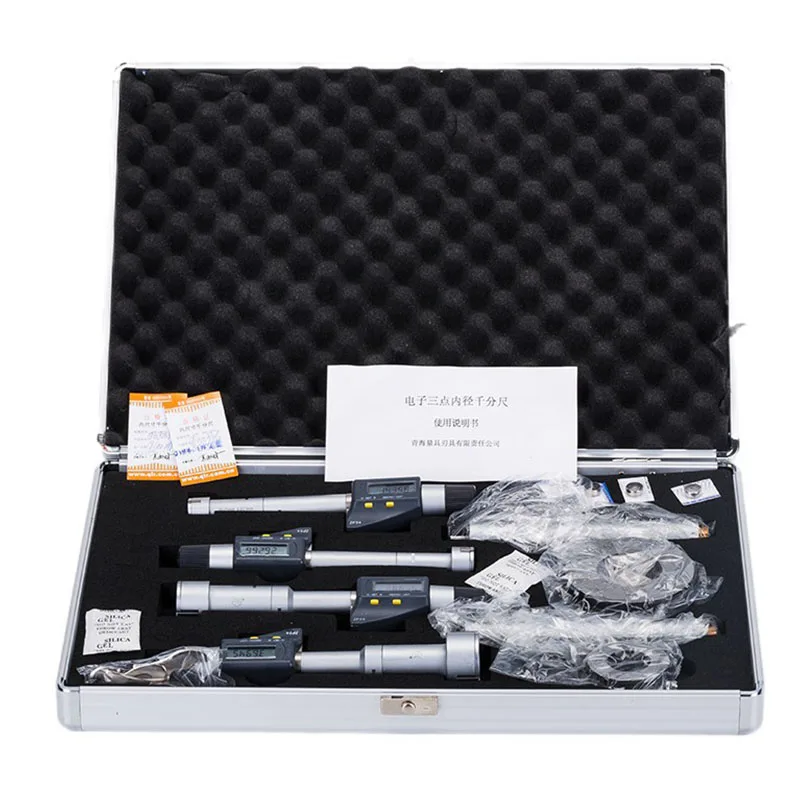 HighPrecision6-12MM12-20MM20-50MM50-100MMElectronicThree-pointInternalMicrometersSet-AliExpress