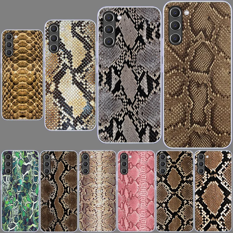 It looks like real snake skin Case for Samsung Galaxy A70 A50 A40 A30S A20S A71 A51 A41 A31 A21S A11 A10S A9 A8 A7 A6 A20E A01 C