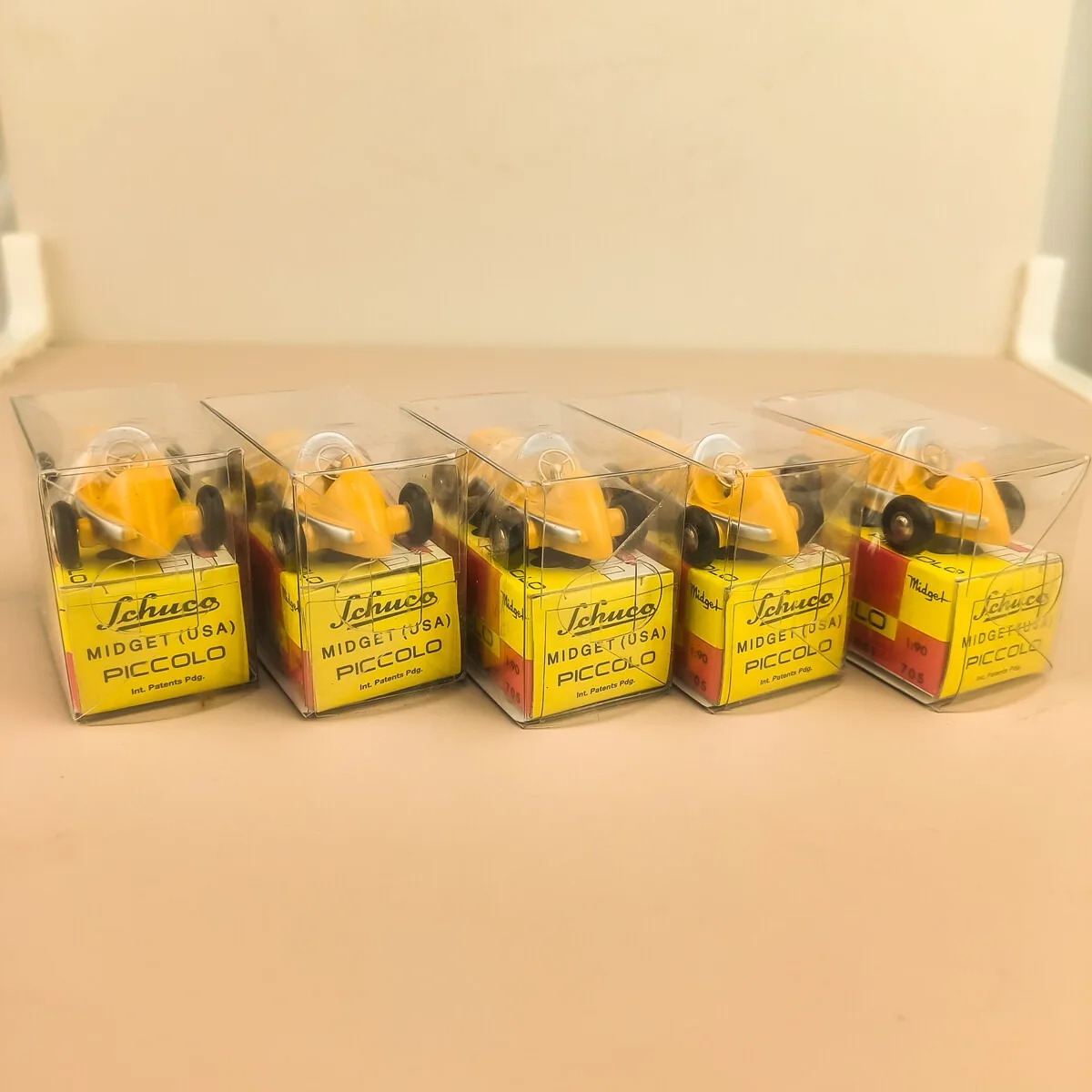 5 unids/set Schuco Piccolo Grand-Prix-Racer coche de carreras