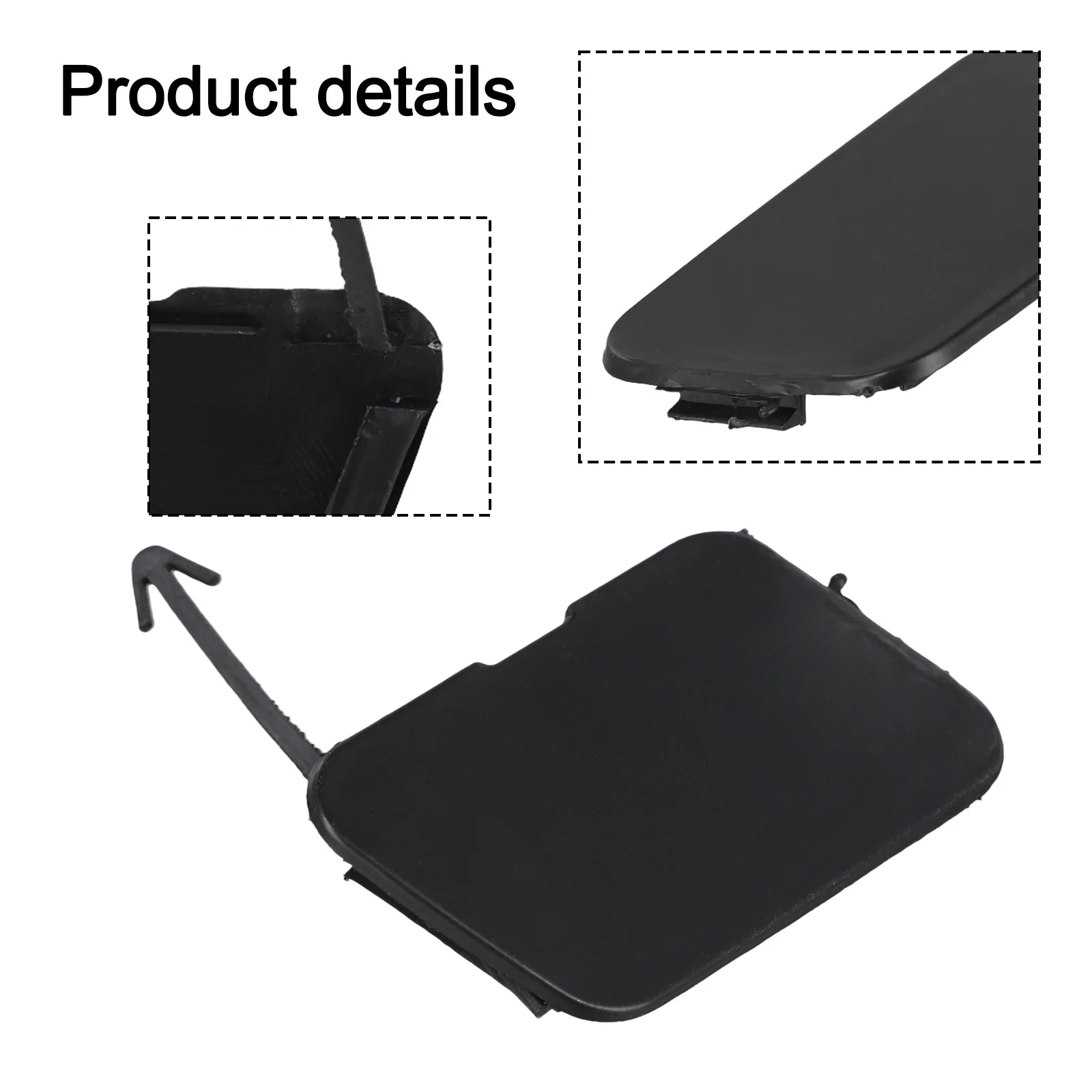 

1pcs Car Towing Hook Cover Front Bumper Towing Hook Cover For Suzuki For Swift 2005-12 71712-63J00 Tow Hauling Eye Trim Cap Lid