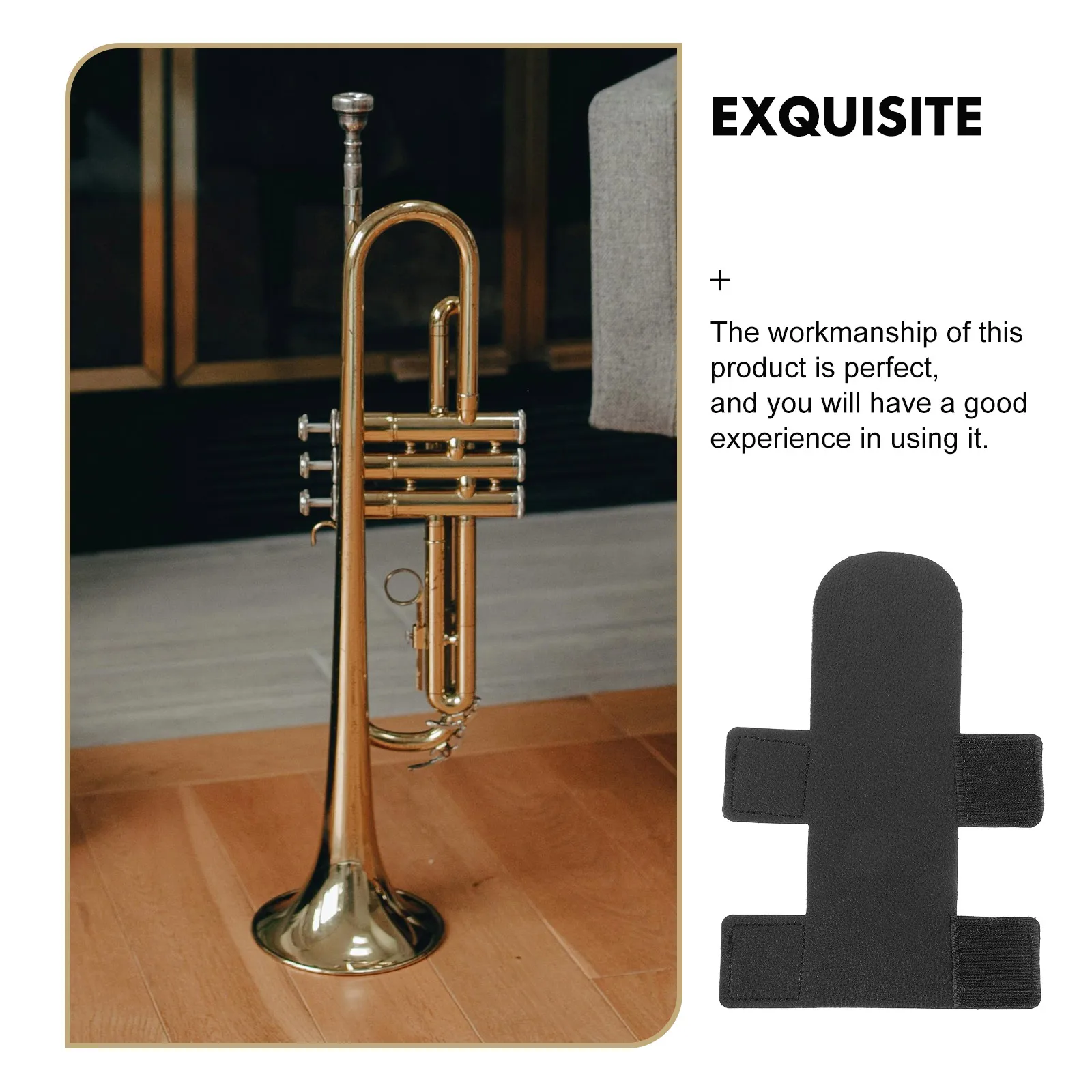 

Trombone Finger Guard Neck Sleeve Soft Microfiber Protector Scratch Proof Durable Trombone Finger Cover Music Instrument