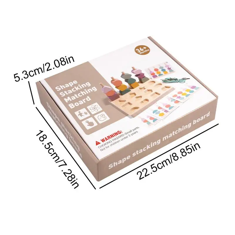 Montessori ของเล่นไม้สีรูปร่างปริศนาจับคู่เกมสีสันลูกปัดความรู้ความเข้าใจสีของเล่นเพื่อการศึกษา Early ของขวัญเด็ก