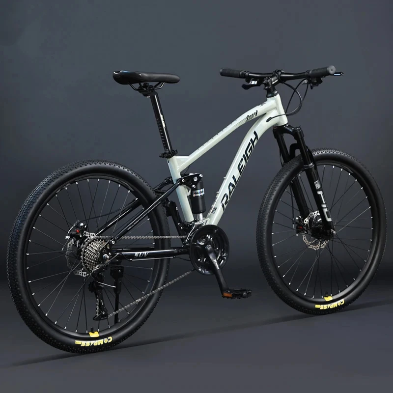 24/26/27.5/29 inch High carbon steel mountain bike, cable pull disc brake, soft tail, dual shock absorber, bearing hub, adult