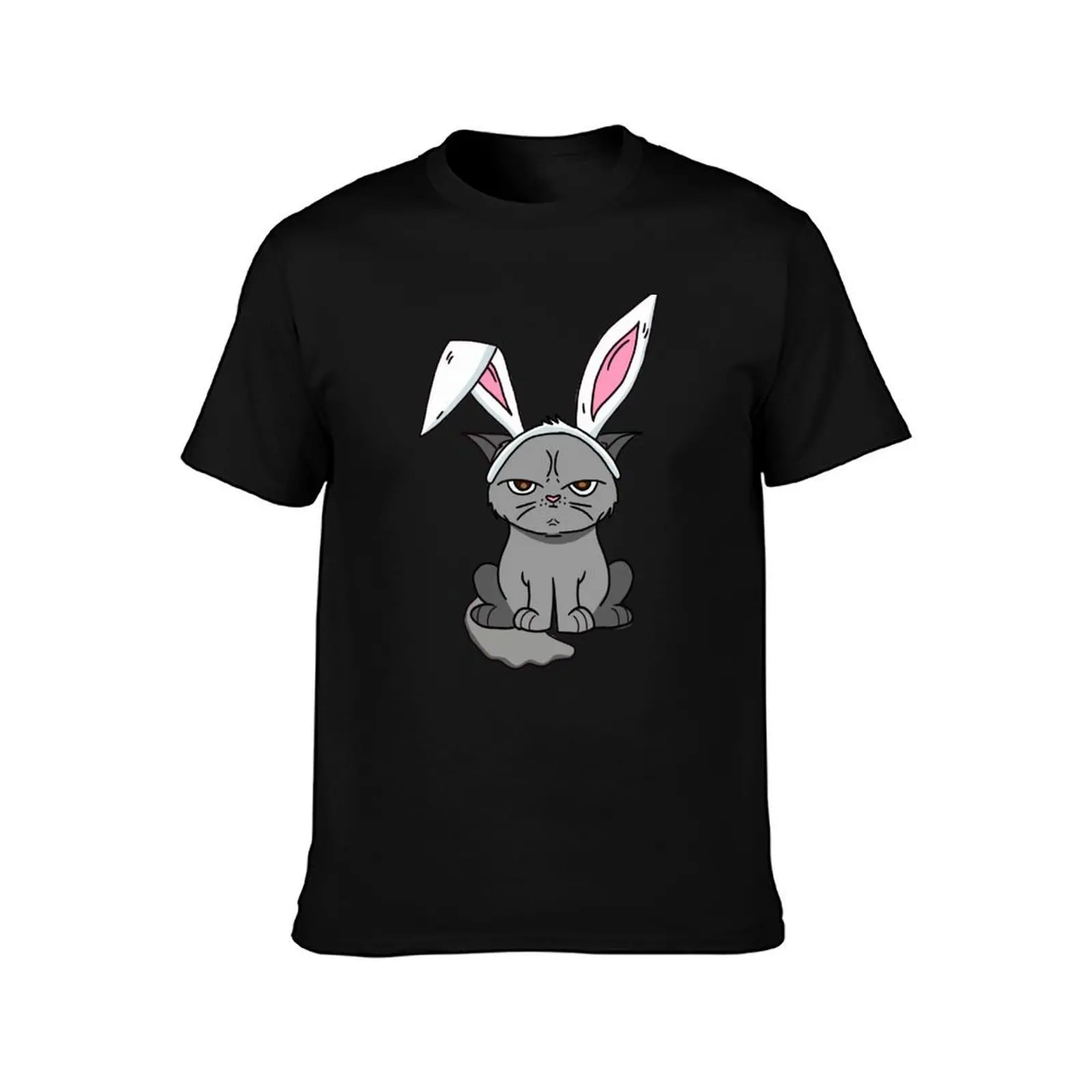 Cat Bunny T-Shirt customs design your own anime t shirts anime clothes t shirt men