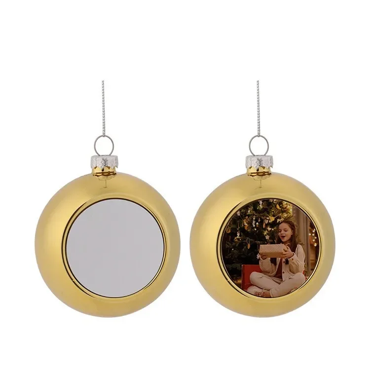 30 قطعة/الوحدة 4 سنتيمتر 1.57 بوصة التسامي الفراغات عيد الميلاد جرس الحلي لعيد الميلاد الديكور