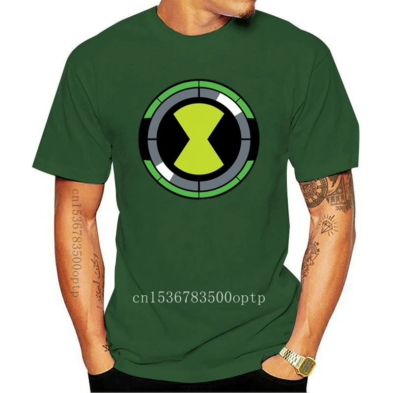 Mens clothing  Men T Shirt Ben10 Omnitrix symbol t shirt white tshirts Women T-Shirt