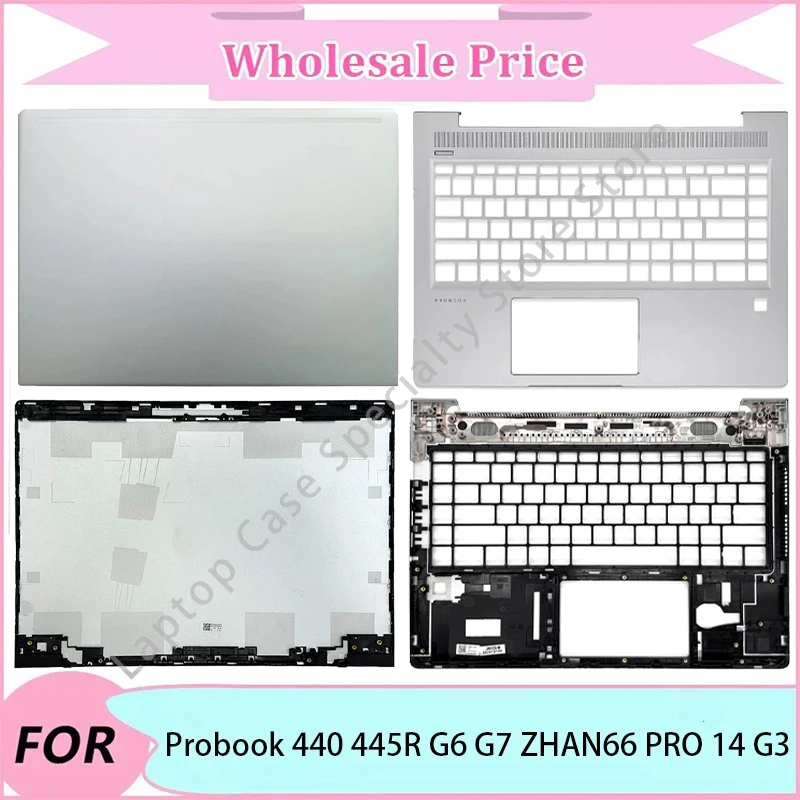 

New For Probook 440 445R G6 G7 ZHAN66 PRO 14 G3 Case/Laptop replacement parts/Laptop LCD Back Cover/Palmrest/Hinge/Keyboard