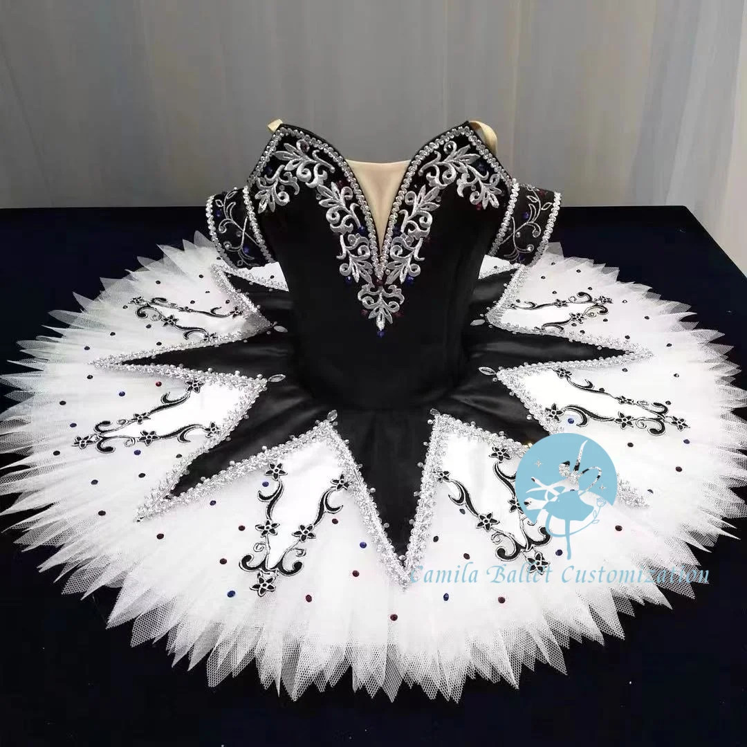 New million-dollar clown professional ballet tutu small swan tent tulle TUTU competition skirt tailored for adults and children