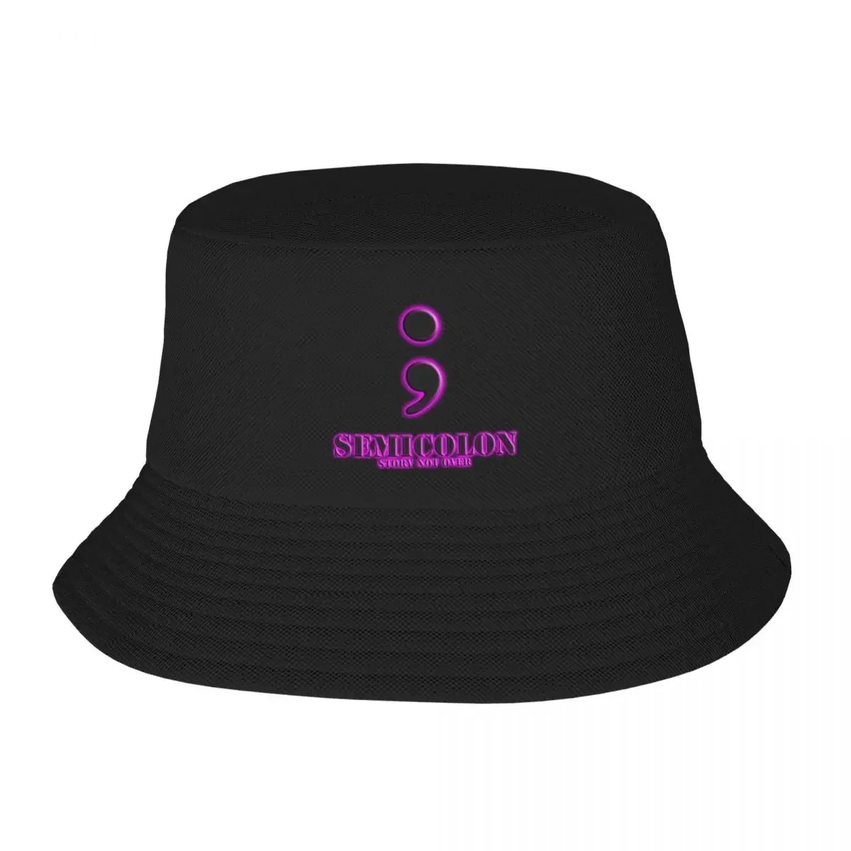 Semicolon; เรื่องที่ไม่ได้มากกว่าสีชมพูเรืองแสง Topi BUCKET หมวกปาร์ตี้โฟมของผู้หญิงผู้ชาย