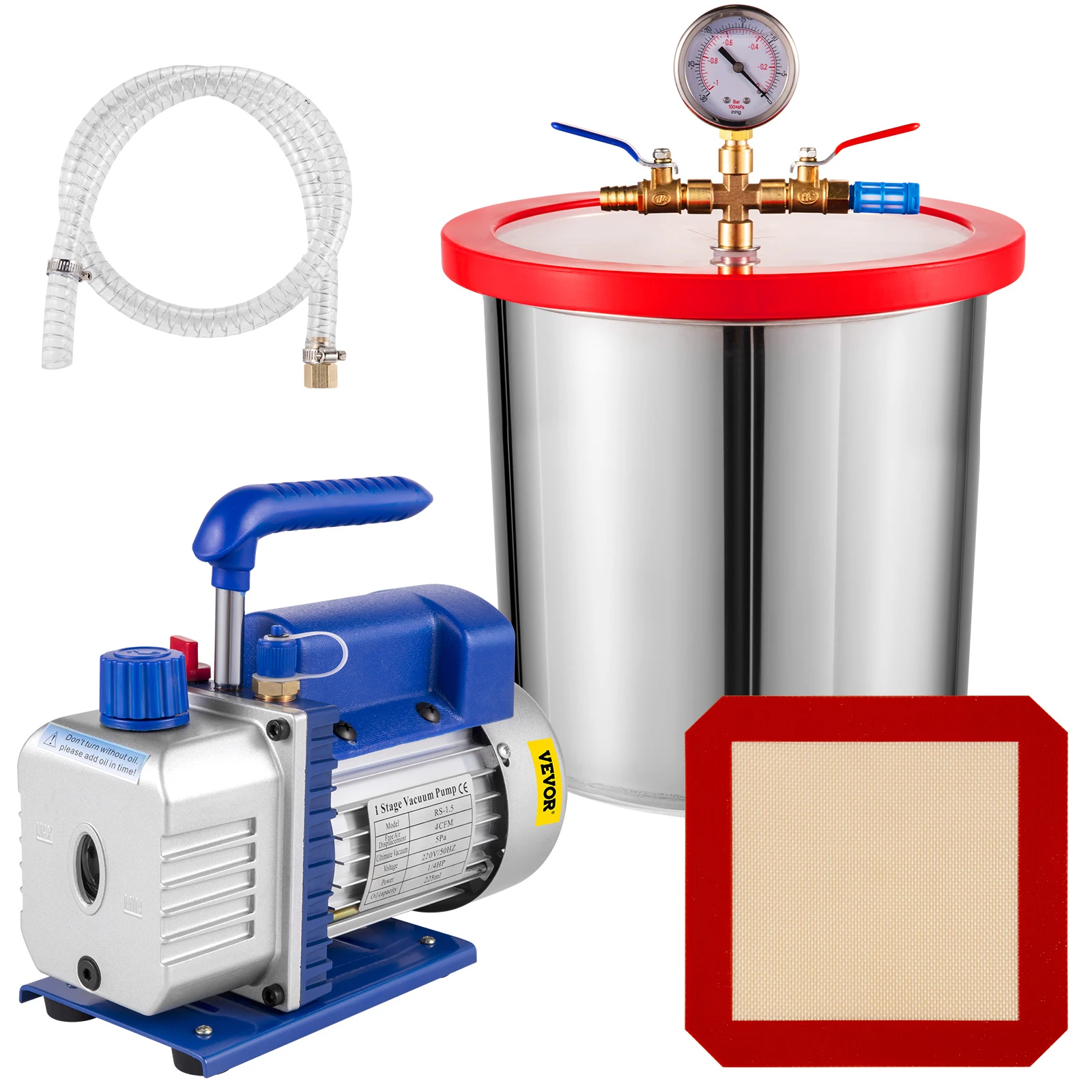 Vevor 4 CFM 1/4 HP Air Conditioner Vacuum Pump With 3-Gallon Vacuum Chamber – Real-World Performance Tested