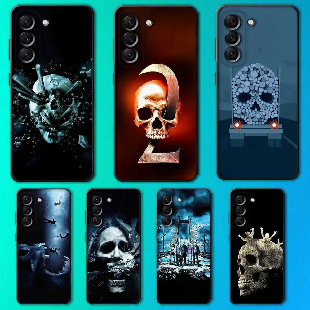 

F-Final D-Destination Phone Case For Samsung Galaxy A13,A21s,A22,A31,A32,A52,A53,A71,A80,Soft Black Shell