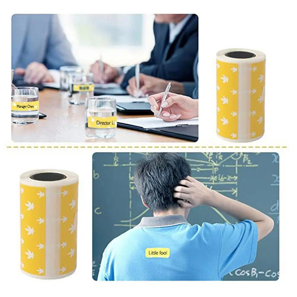 Useful Printer Paper Portable Easy to Use Lightweight HD Thermal Printing Paper Labels Paper