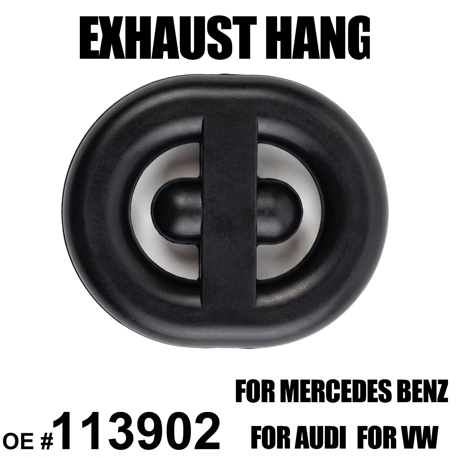 

Car Replacement Exhaust Pipe Hanger Rubber Mounting For VW Caddy Golf Jetta Passat Audi Seat Mercedes Benz 171253147 A6014920082